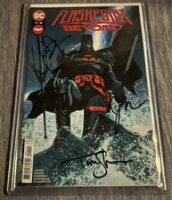 Flashpoint Beyond #1 Stock Cover First Print NM Signed
