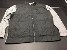 Cutter & Buck Stealth Hybrid Quilted Mens Full Zip Jacket Size XL Black NEW