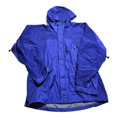 Solstice Microshed Jacket Men's X-large Blue Rugged Outerwear W/ Hood Ski Snow 