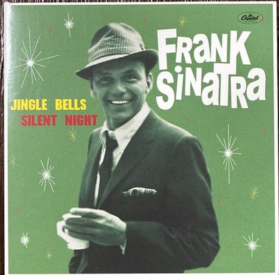 FRANK SINATRA Jingle Bells TINY VINYL 4'' SILENT NIGHT 4 inch Red XMAS