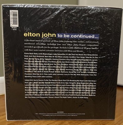 To Be Continued by Elton John (CD, Oct-2000, 4 Discs, Geffen