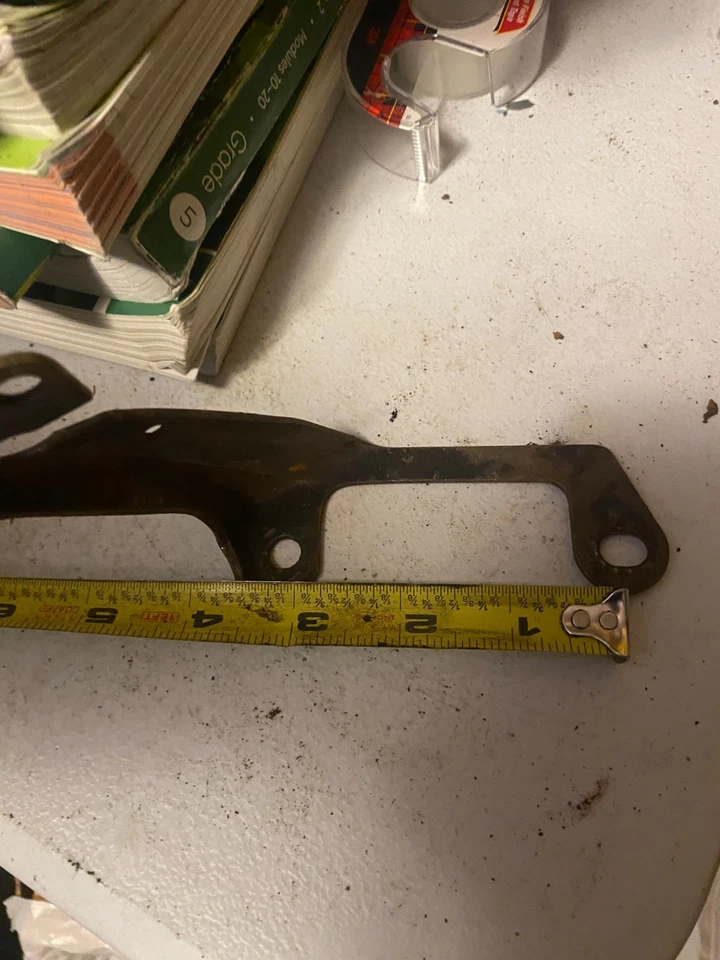 1969-1972 Chevrolet GM Nova Small Block Accelerator Cable Bracket 2 barrel carb Foto 2 de 4