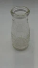 Vintage 1/2 Pint Clear Glass Dellwood Dairy Co Bottle - Yonkers & Mt. Vernon  NY