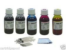 20oz+syr Refill ink kit HP 564 564XL 920 920XL cartridge 1 pigment BK