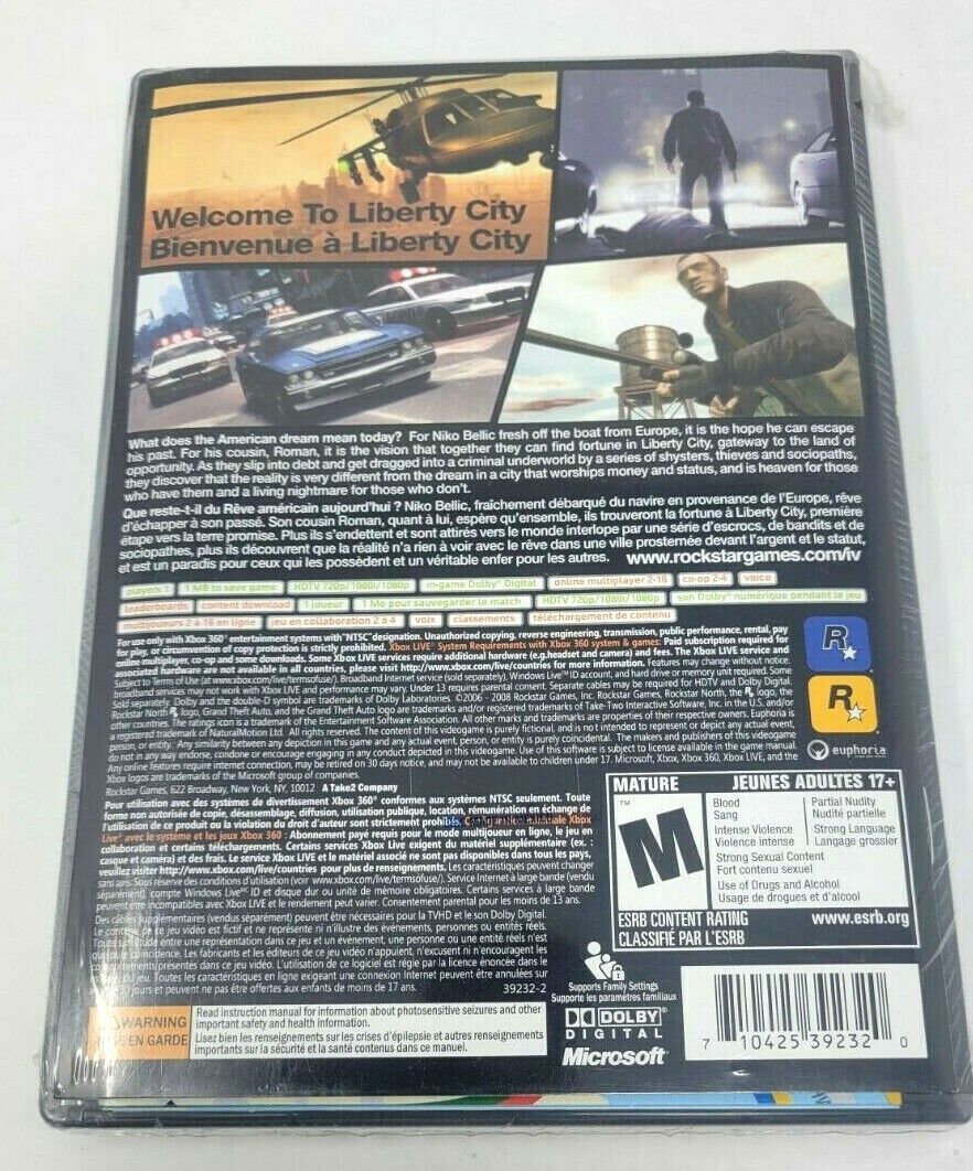 Jogo Grand Theft Auto IV (GTA 4) - Xbox 360 - MeuGameUsado