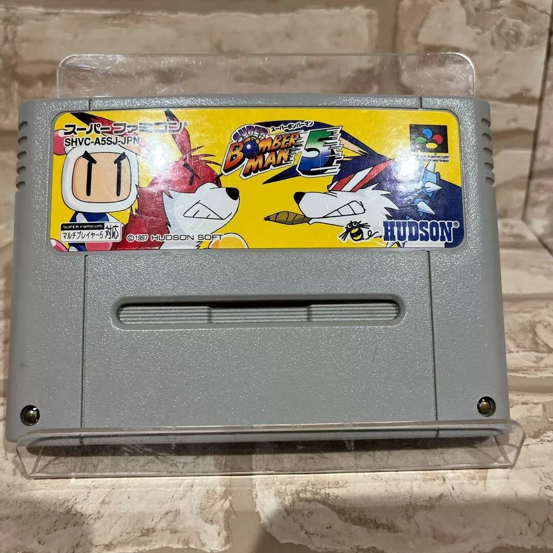 Super Bomberman 5 Super Famicom SFC SNES from Japan Complete