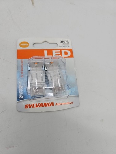Sylvania 3157A Amber Led Automotive Mini Bulb, Pack Of 2.