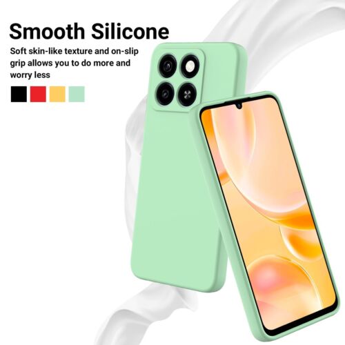 Custodia in silicone ambientale resistente potenziante tattilità naturale per lama ZTE A55 - Foto 3 di 11