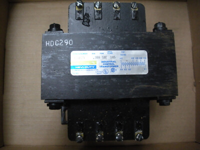 Hevi-Duty E380N 380va control transformer multi tap 208-600v pri-83-130sec
