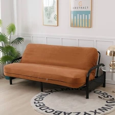 OctoRose Micro Suede Futon Cover sofa bed Cushion Mattress Cover Customize Size
