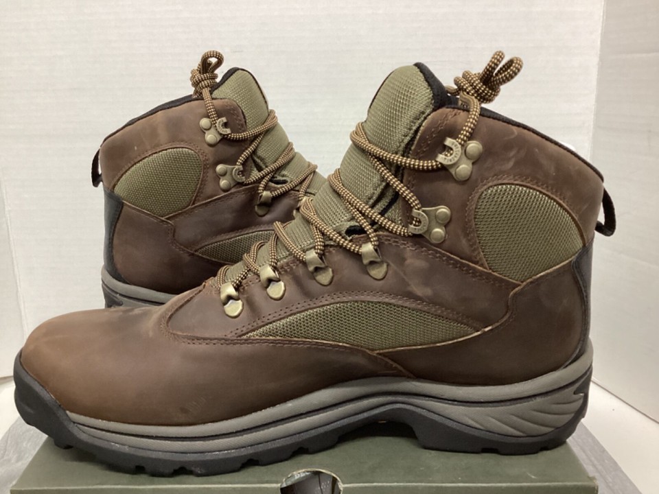 Timberland Chocorua Waterproof Mid Hiker Men Wide/Md Boot 15130 Brown ...