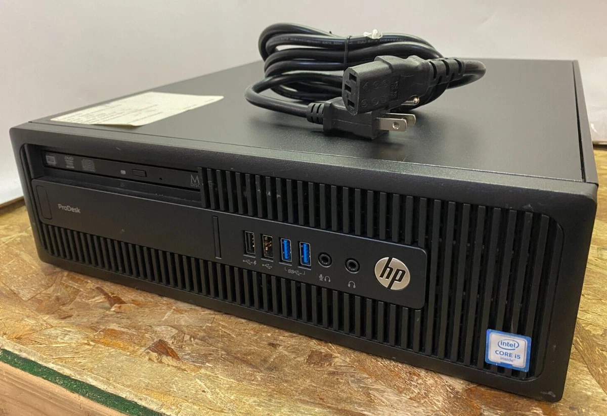 HP ProDesk 600 G2 SFF Intel Core i5-6500 @ 3GHz 8GB RAM 1TB HDD Win10 *Damage*