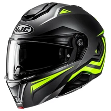 HJC i91 Tricus Modular Sunscreen Motorcycle Helmet Hi-Viz S M L XL 2XL DOT USA