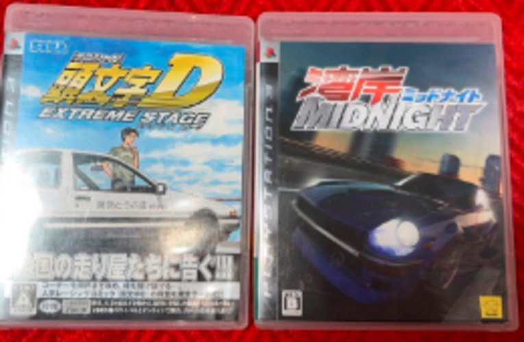 PlayStation 3 PS3 Initial D Extreme Stage & Wangan Midnight Set of 2