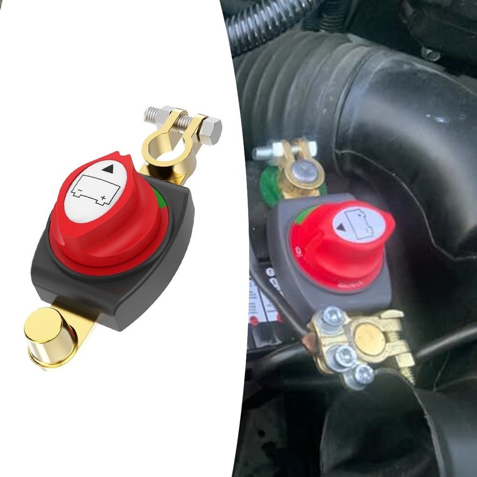 Marine Grade Battery Disconnect Switch with 275A Rating for Enhanced