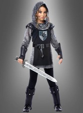 Ritter Kostüm für coole Mädchen - Mittelalter Verkleidung zum Karneval für Kids