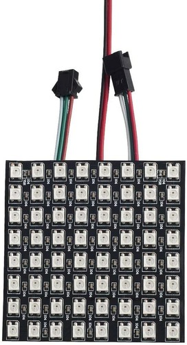 8x8 RGB LED Flexible WS2812B 5050 Matrix Dream Color Individually Addressable - Picture 2 of 12