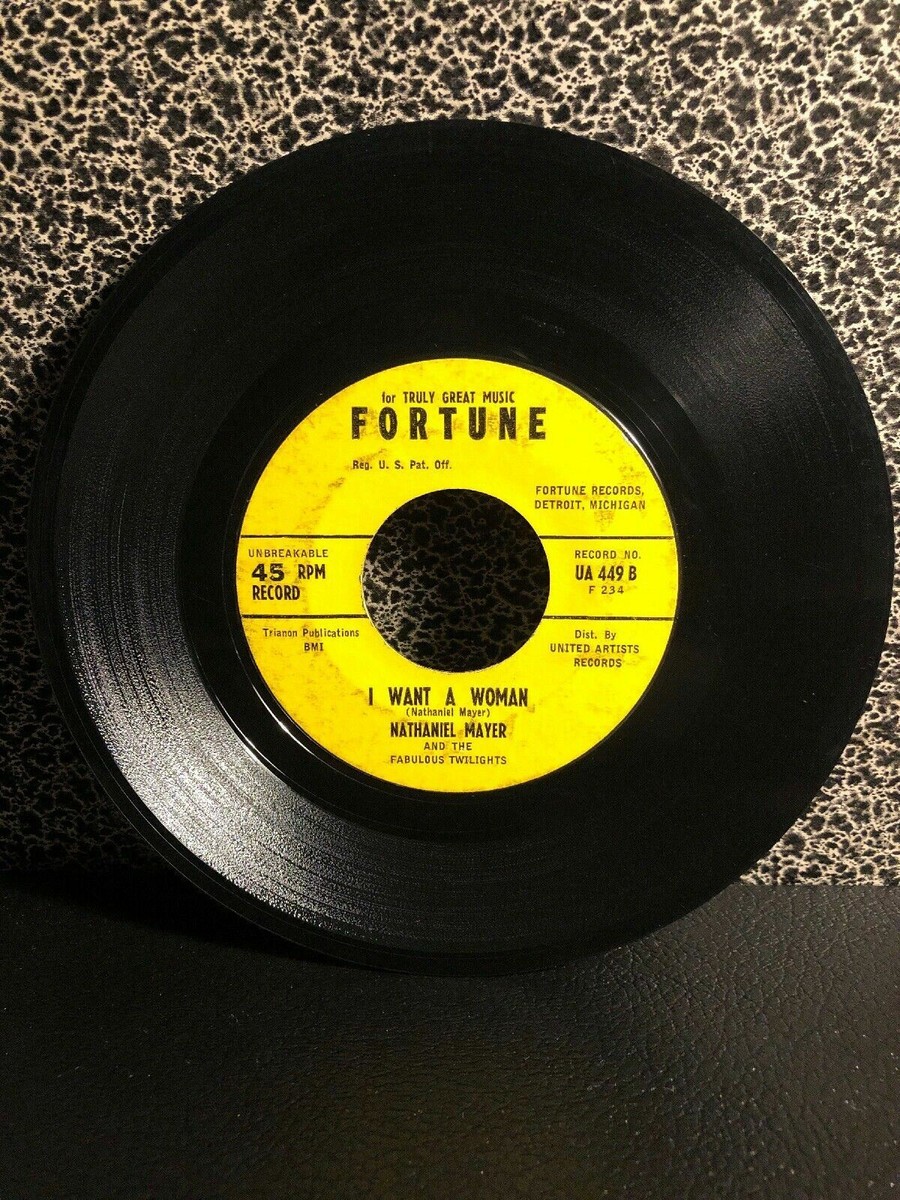 NATHANIEL MAYER 45RPM 7” Single Fortune Records “Village Of