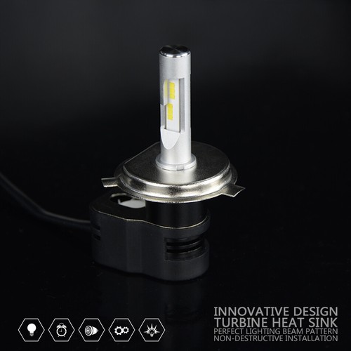 Alla Lighting LED H4 9003 Headlight Bulb Super Xenon White,High End,2yr Warranty - Picture 5 of 11