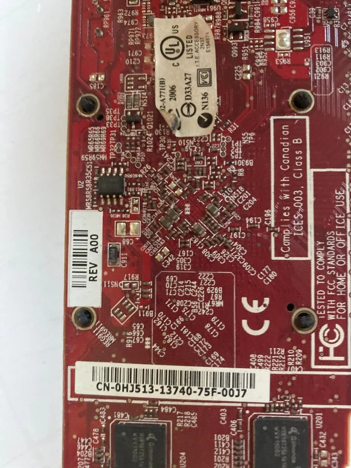 ATI Radeon X1300 PCI-E Video Card High Profile 128MB DDR2 0HJ513 HJ513 - Image 2 of 4