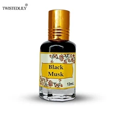 Twistedlily Black Musk Perfume Oil 12ml. Roll-on For Unisex