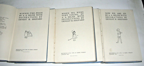 3x 1930s/40 A.A.Milne illus. E.H.Shepard Winnie Pooh, When Were Very, Now We Are - Picture 2 of 3