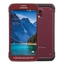 Smartphone originale Samsung Galaxy S5 Active SM-G870A 16 GB sbloccato buono ROSSO B+