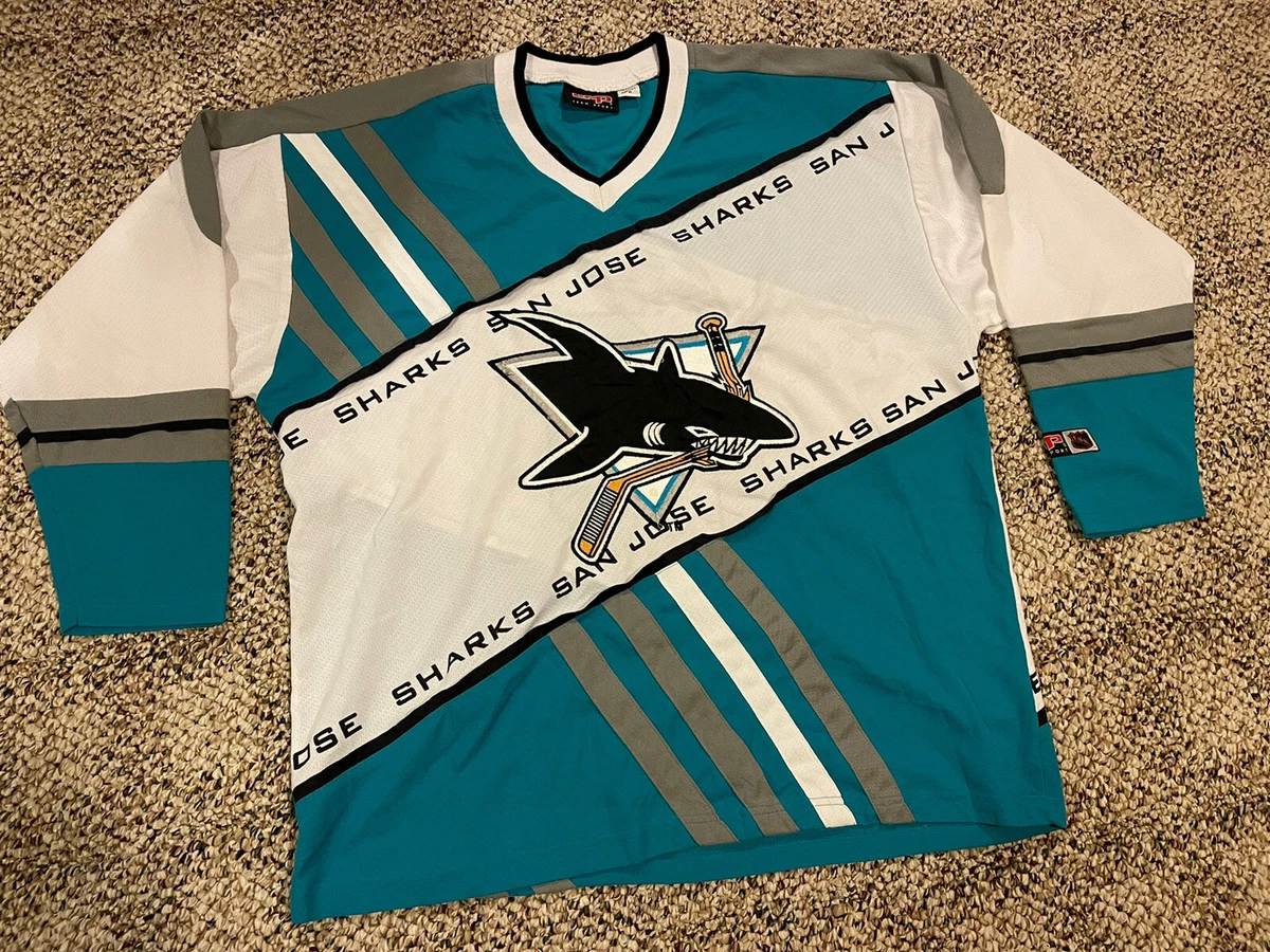 Vintage NHL San Jose Sharks Jersey - Men's Large