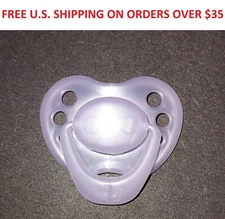 Honeybug Magnetic Pacifier Reborn Art Doll Baby Newborn Handle Purple Pearly