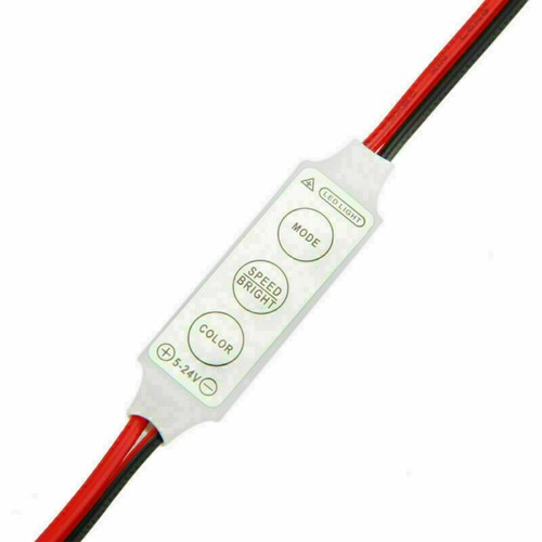 Módulo de control con cable de 12 V de 10 piezas con flash estroboscópico para tira/bombillas LED del hogar del automóvil - Imagen 5 de 13