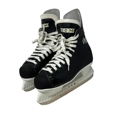 CCM Champion 90 Men's 8 Senior Black Leather Ice Hockey Skates Very Clean NOS?