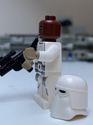 GENUINE LEGO Star Wars Minifigure Snowtrooper (Male) sw1179 75313 75320 Hoth - Imagen 4 de 5