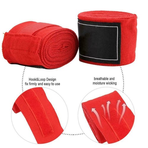 MMA Boxing Hand Wraps UFC Inner Gloves Weightlifting Cotton Bandages wrist Strap - Picture 6 of 10