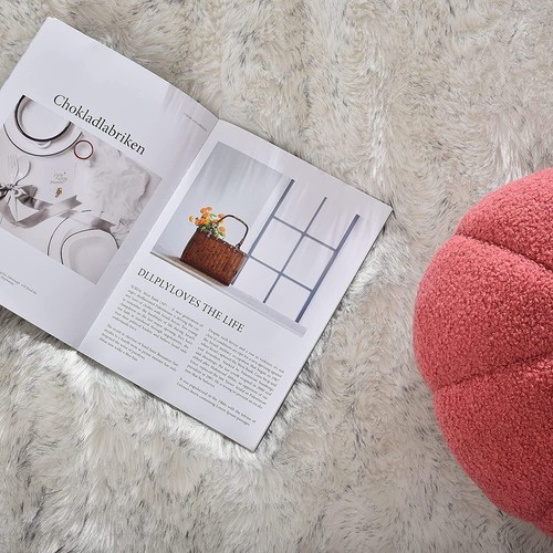 Latepis Faux Fur Sheepskin Area Rugs Soft Shaggy Carpet for Living Room Bedroom - Picture 127 of 219
