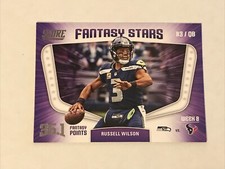 2018 RUSSELL WILSON FANTASY STARS PANINI SCORE FOOTBALL CARD #12