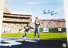 SEATTLE SEAHAWKS STEVE LARGENT HAND SIGNED AUTOGRAPHED 16X20 PHOTO HOF PROOF+COA