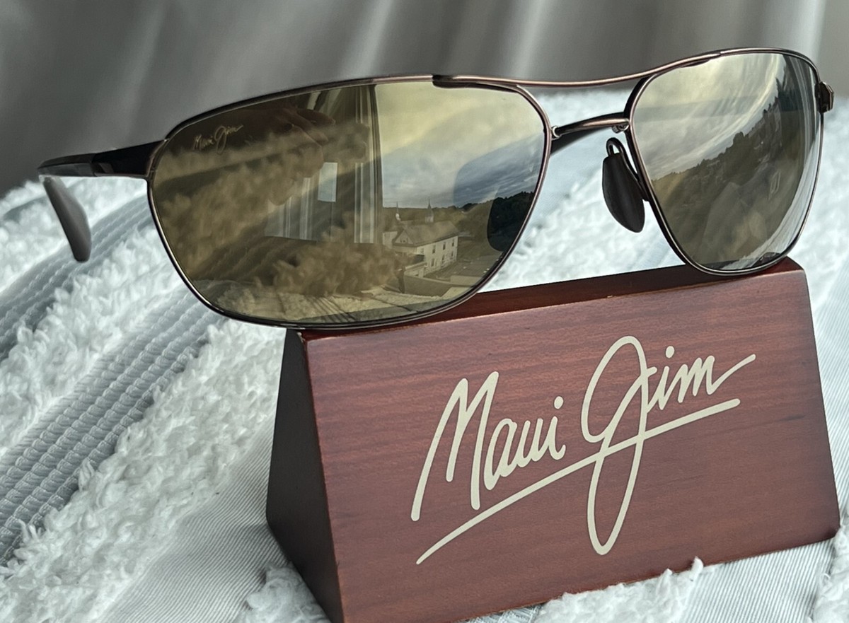 Maui Jim Kahului Harbor MJ 325 23 Gloss Copper Frame + HCL Bronze