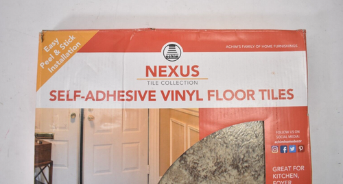 Nexus Tile Collection Self-Adhesive Vinyl Floor Tiles 20 Pack 12" x 12" - Picture 4 of 6