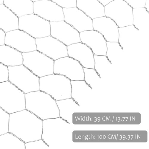 Hexagonal Mesh Decoration Baby Poultry Netting Chicken Wire Hoops - Picture 6 of 12
