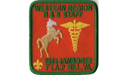 2005 Jamboree Western Region H&S Staff JSP Green Bdr (AR393)
