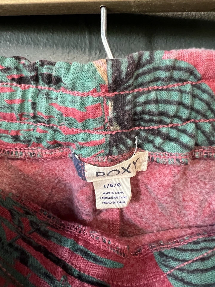 Pantalones Cortos Roxy Rosa Floral Algodón Talla Grande Foto 3 de 3