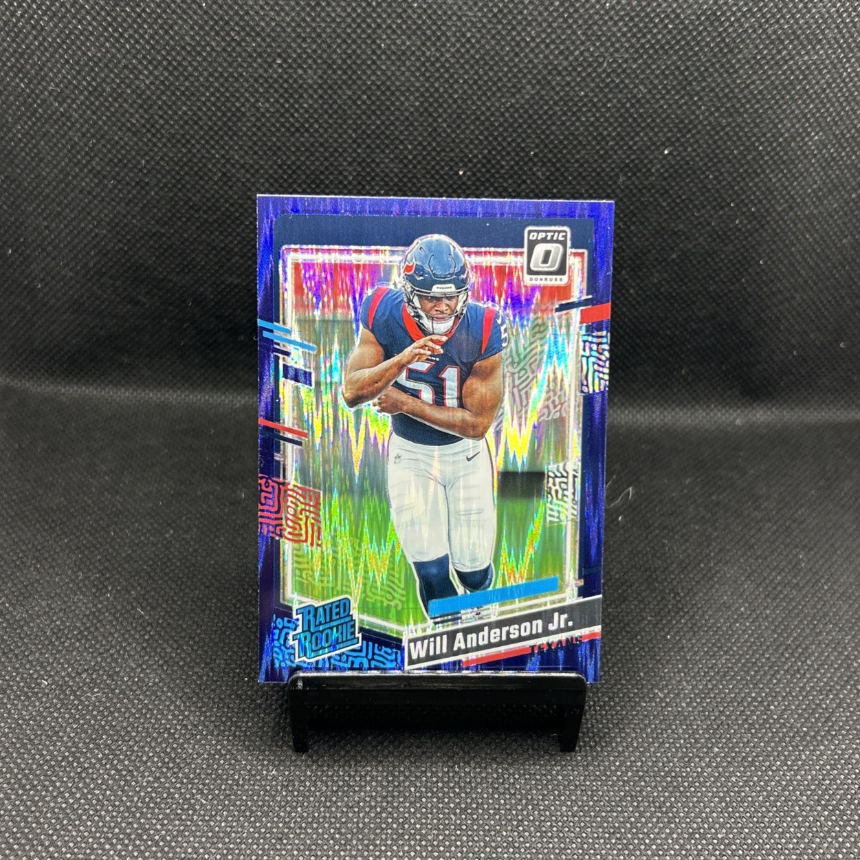 2023 Optic Football Will Anderson Jr. Purple Shock Rated Rookie Texans RC #246