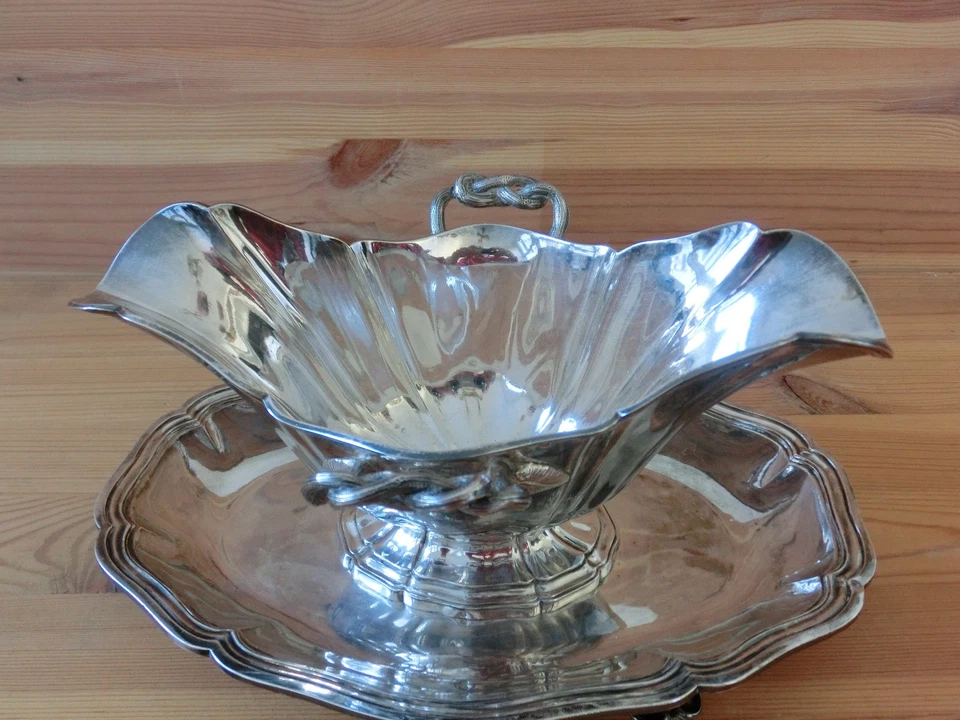 GRANDE SAUCIERE ARGENT MASSIF POINCON MINERVE - Photo 4/4