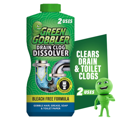 #ad #ad Green Gobbler Drain Clog Dissolver Drain Opener Cleaner Toilet Clog Remover 3 $18.91