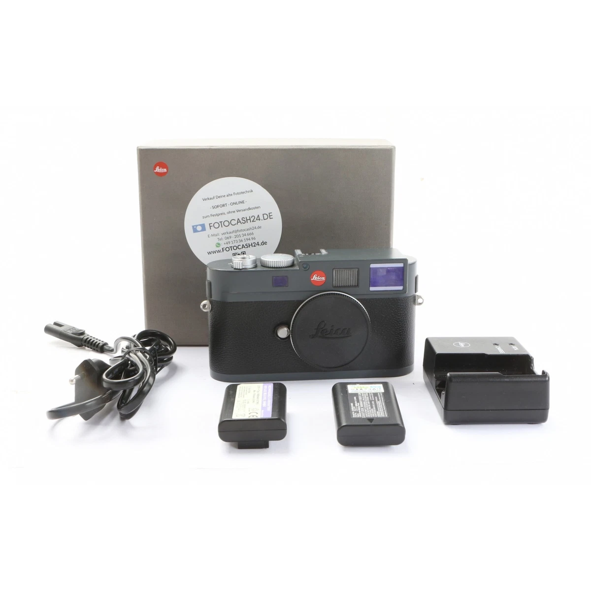 Appareil Photo Leica M10 Noir Typ 3656 Reconditionné Très Bon État - Boîte Et Accessoires