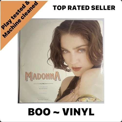 Madonna - Cherish 12" Vinyl  Record - 1989  EX / VG+ Condition