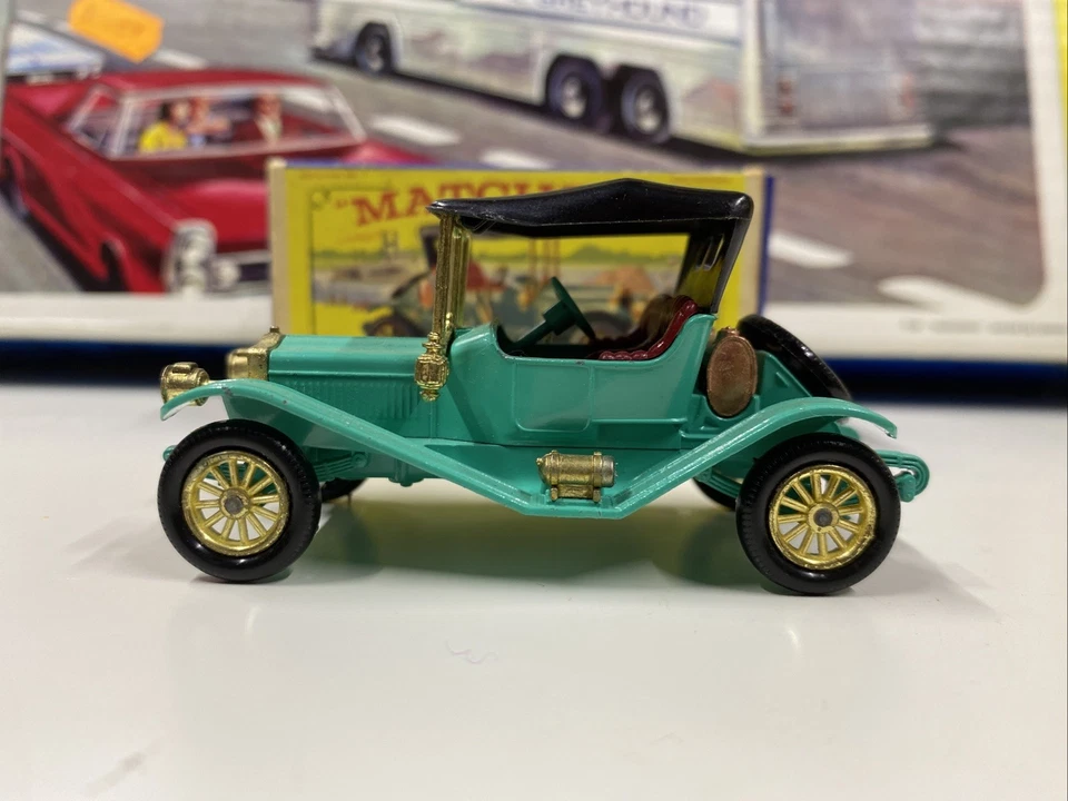 MATCHBOX / Lesney n° Y-14 MAXWELL Roadster 1911 Très Bon État + boîte d’origine - Photo 4/4