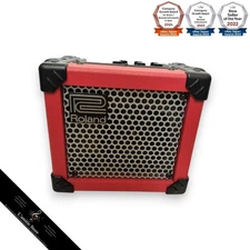Roland MICRO CUBE N225 M-CUBE Red Guitar Amplifier Portable Amp N 225 Tested JP