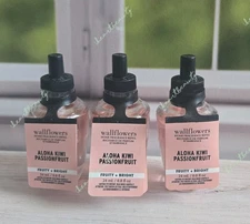 bath and body works Aloha Kiwi Passionfruit wallflowers home fragrance refill x3