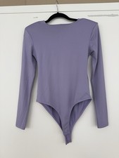 Body Zara Imbottito Spalla Viola - Taglia S - Ottime Condizioni